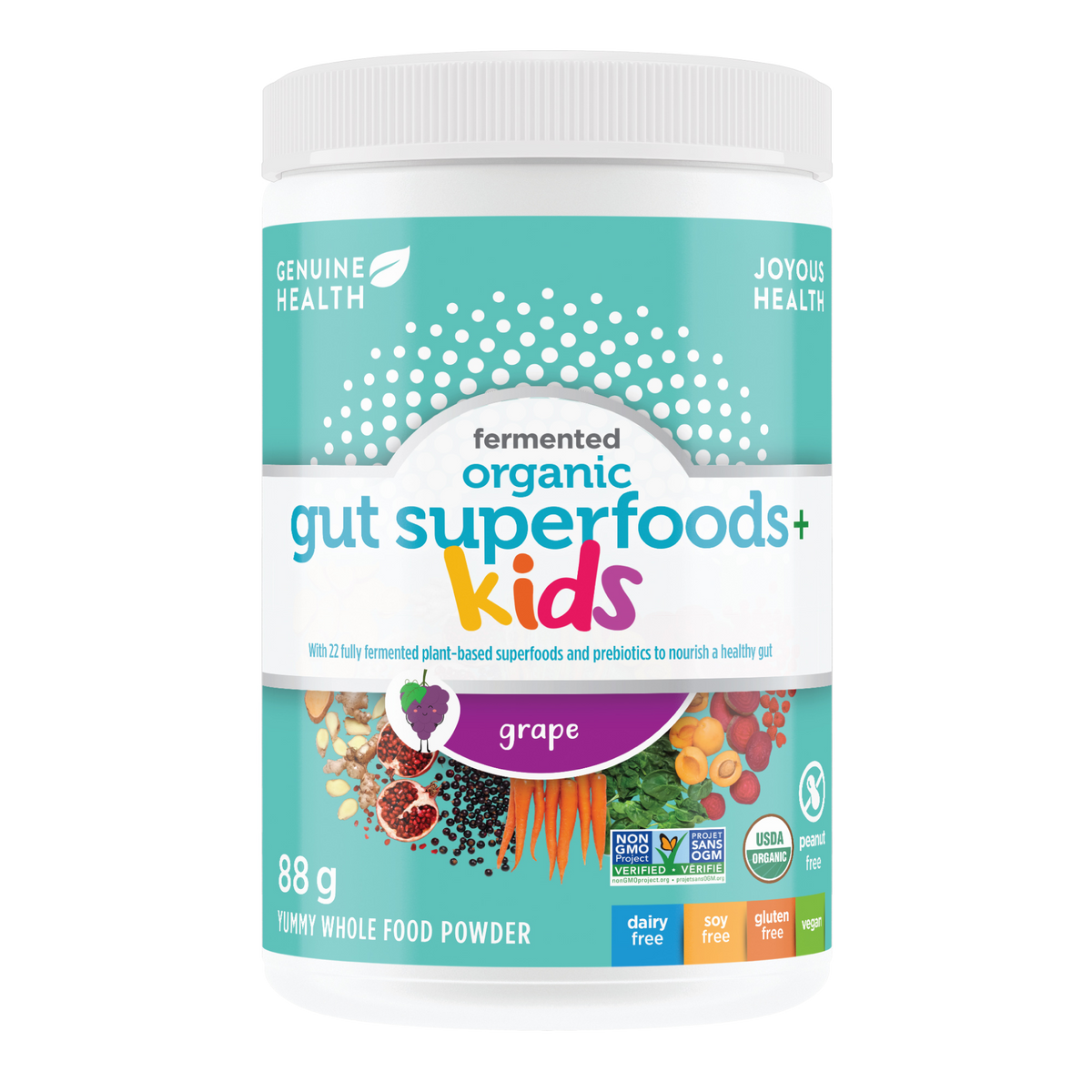 Genuine Health Gut Superfoods+ Kids Grape 88g