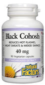 Natural Factors Black Cohosh 40mg 90caps