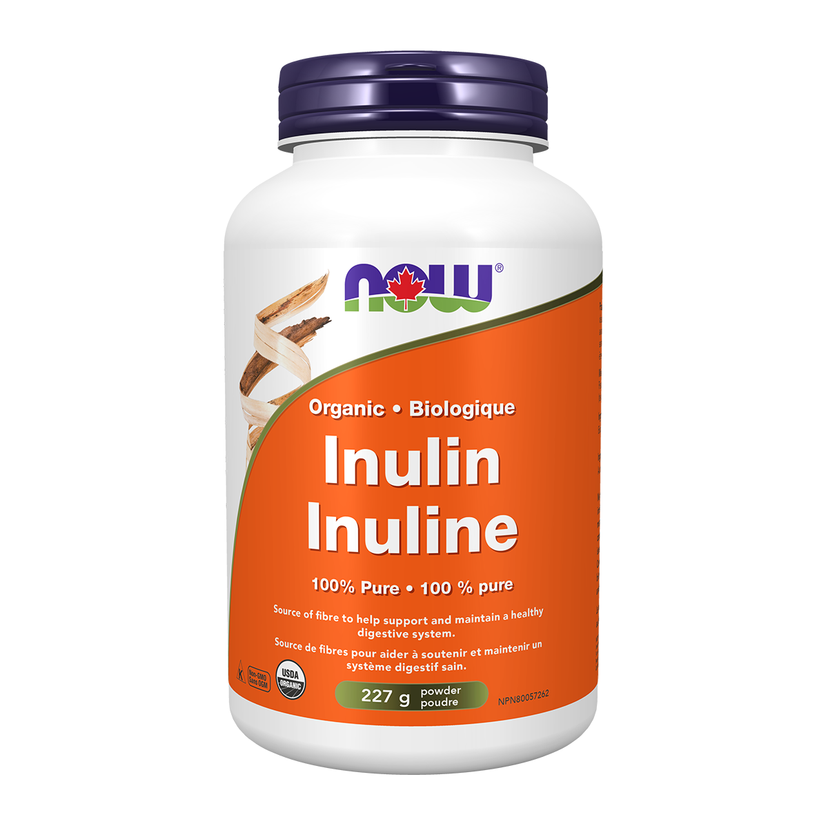 NOW Organic Inulin Powder 227g