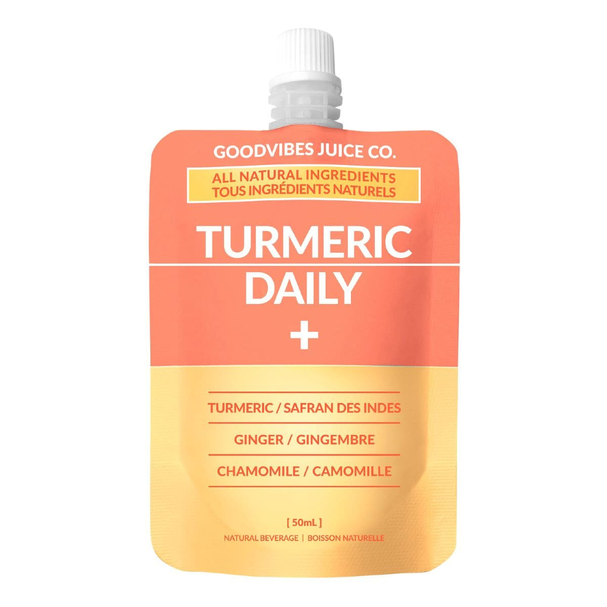 GoodVibes Juice Co. - Turmeric Daily + - 50ml