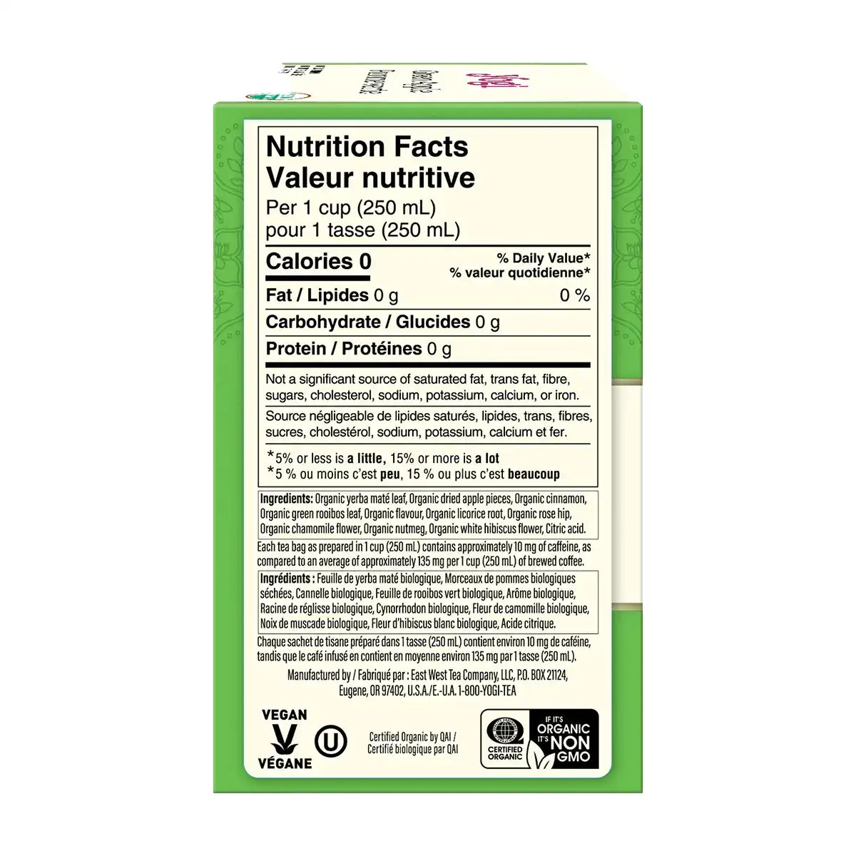 Yogi Green Apple 16 Tea Bags