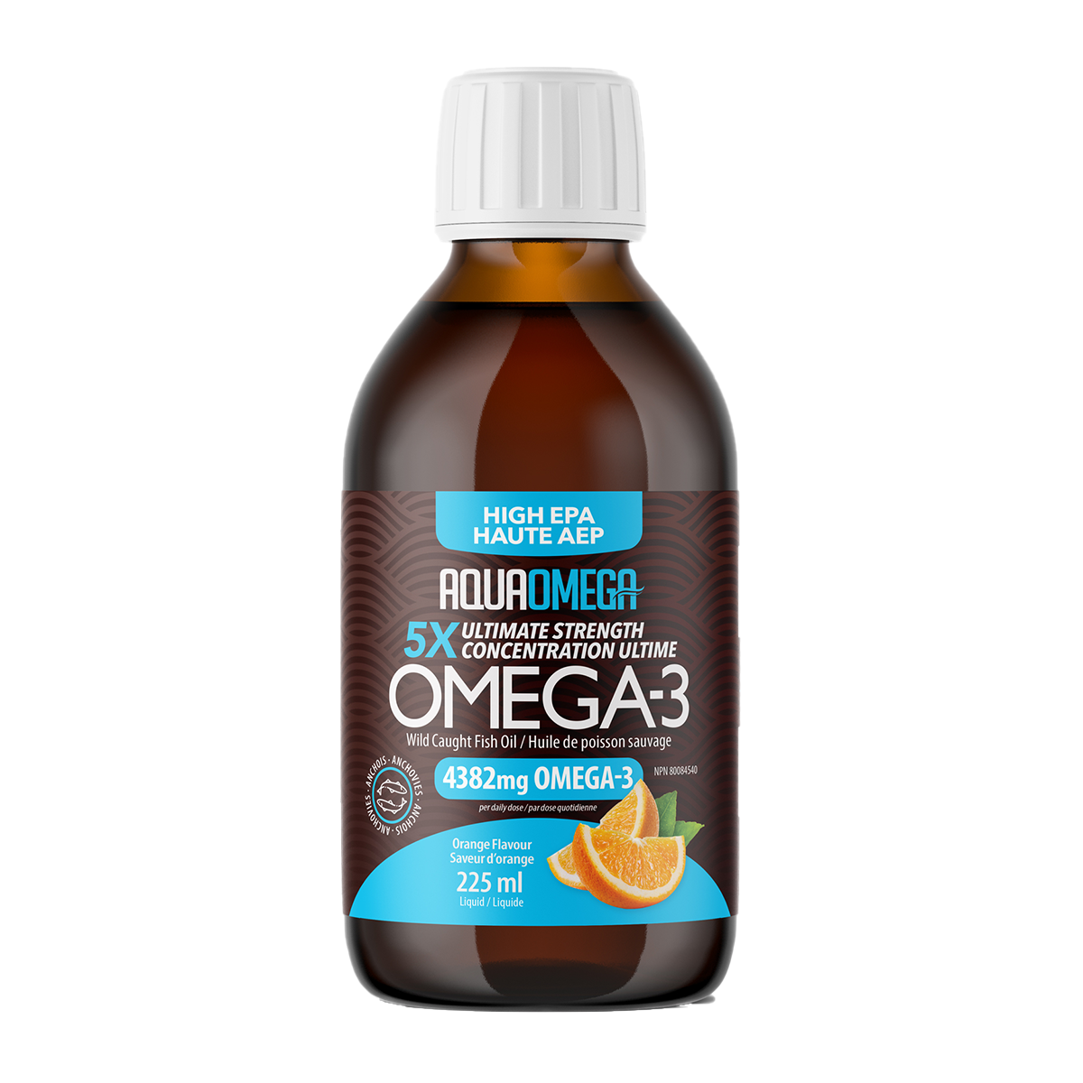 AquaOmega 5x Ultimate strength EPA Orange 225ml