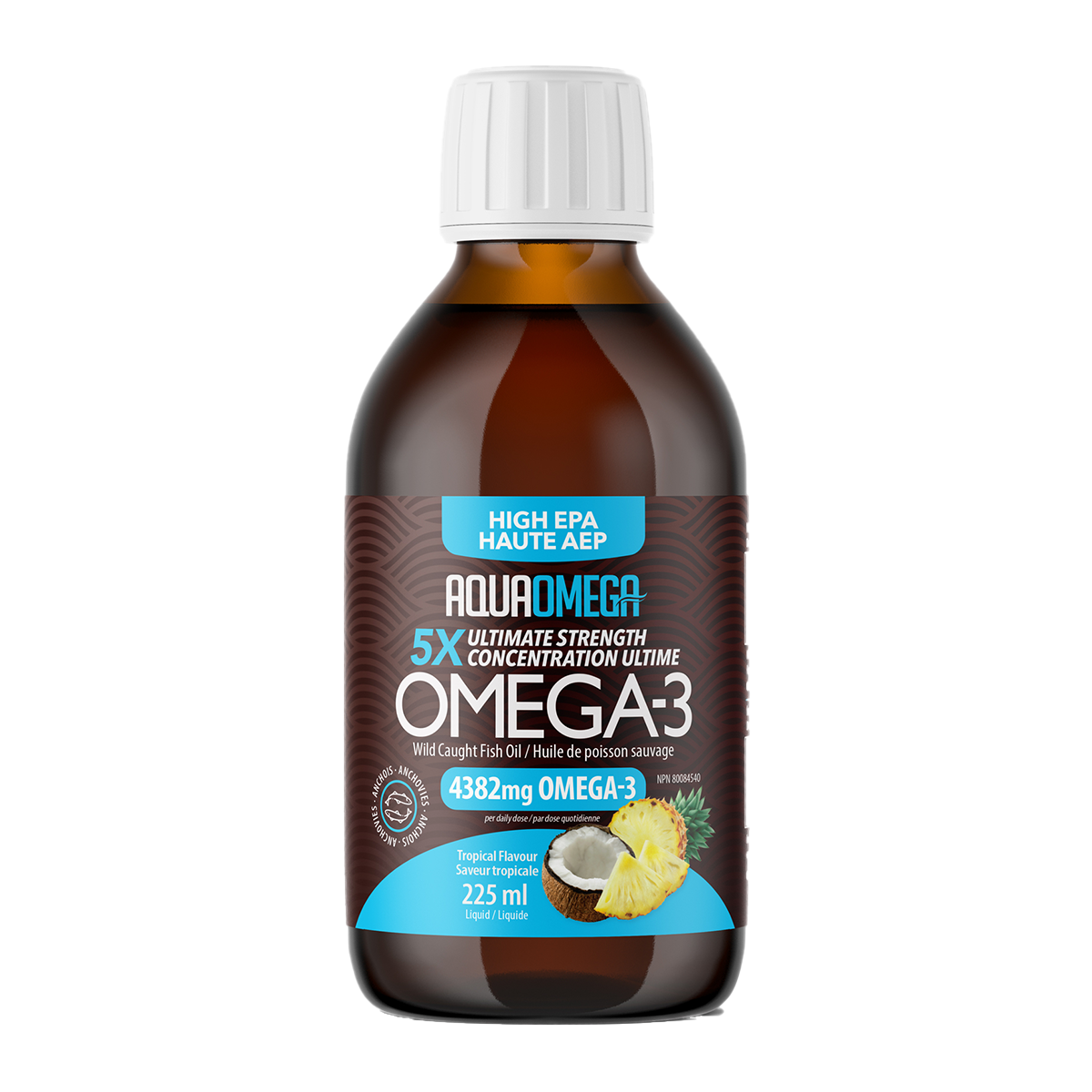 AquaOmega 5x Ultimate strength EPA Tropical 225ml