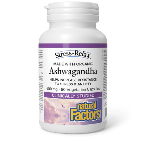 Natural Factors Stress-Relax  Ashwagandha 600 mg 60 caps