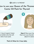 Queen of the Thrones Thyroid Castor Oil Pack