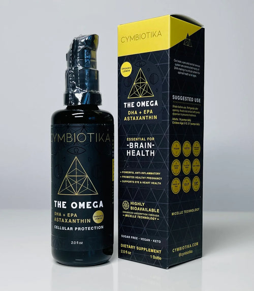 Cymbiotika The Omega DHA+EPA Astaxanthin Lemon Flavour 60ml