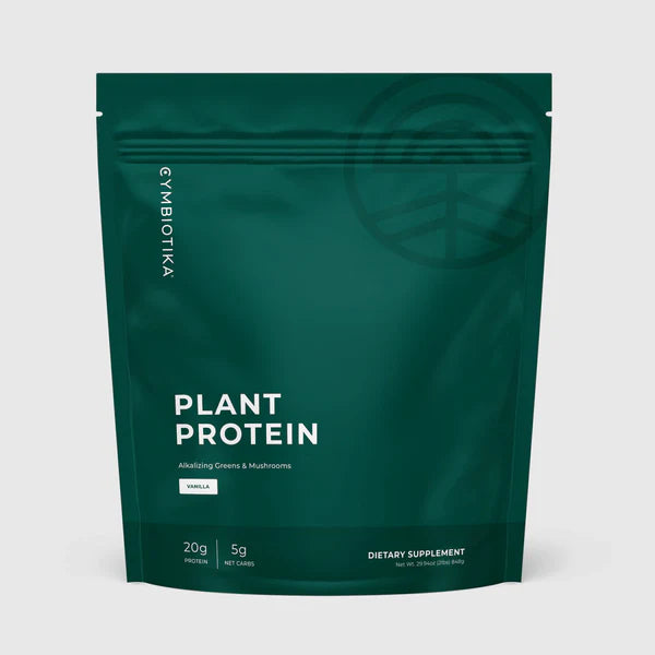 Cymbiotika Plant Protein - Alkalizing Greens and Mushrooms - Vanilla 848g