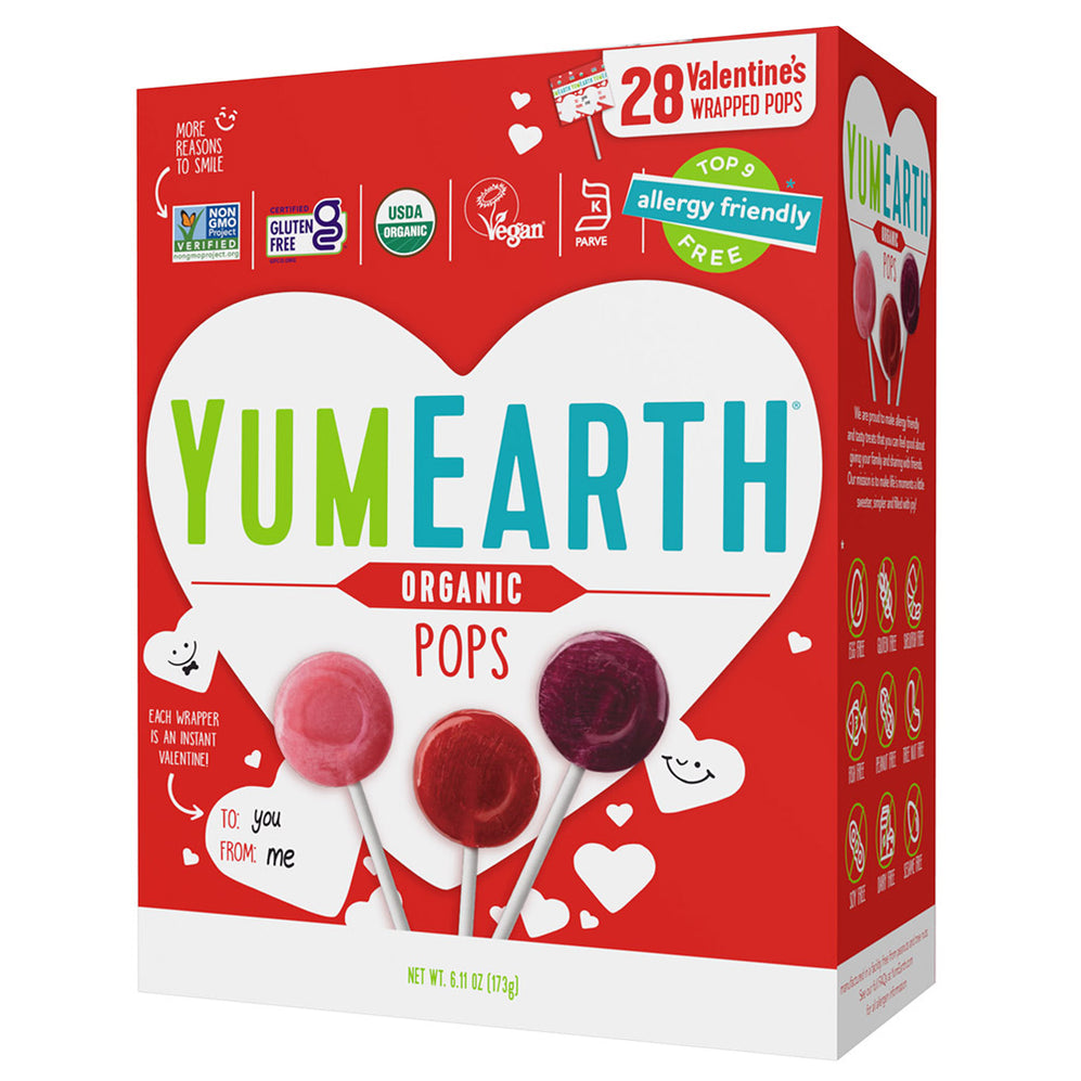 YumEarth Organic Pops Valentine Variety Pack