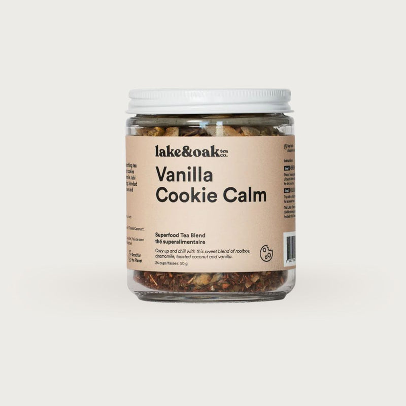 Lake and Oak Vanilla Cookie Calm Tea Blend 50g