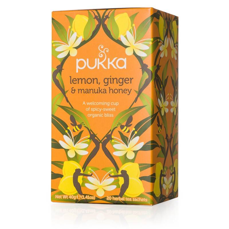 Lemon Ginger Manuka Honey 20 tea bags