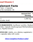 Dr. Mercola Liposomal Vitamin C 180 caps