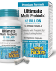 Natural Factors - Ultimate Multi Probiotic - 12 Billion - 12 Strains - 120vcaps