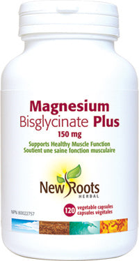 New Roots Magneisum Bisglycinate Plus 150mg 60 caps