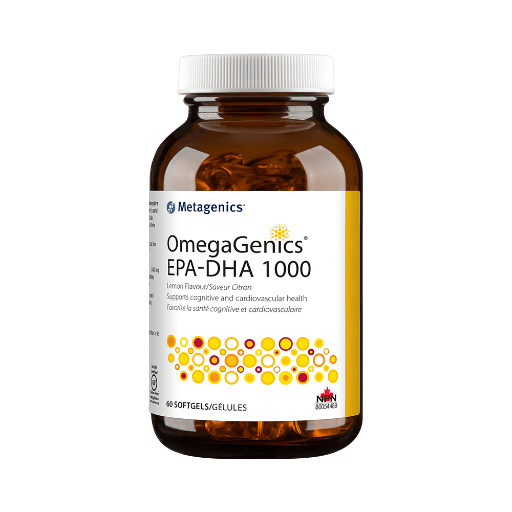 Metagenics OmegaGenics® EPA-DHA 1000 Lemon 120 softgels