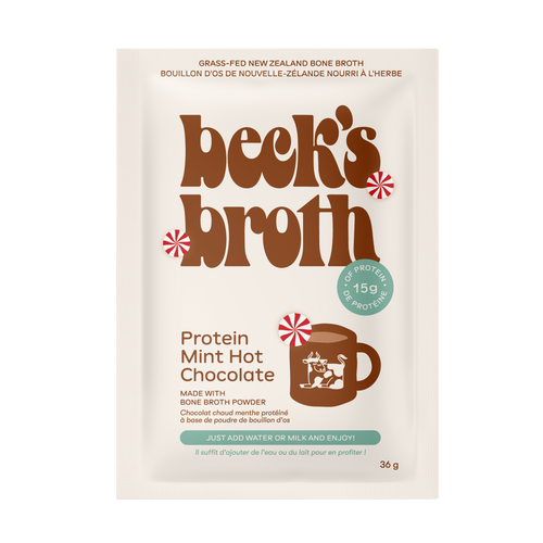 Beck's Broth - Bone Broth Powder - Mint Hot Chocolate