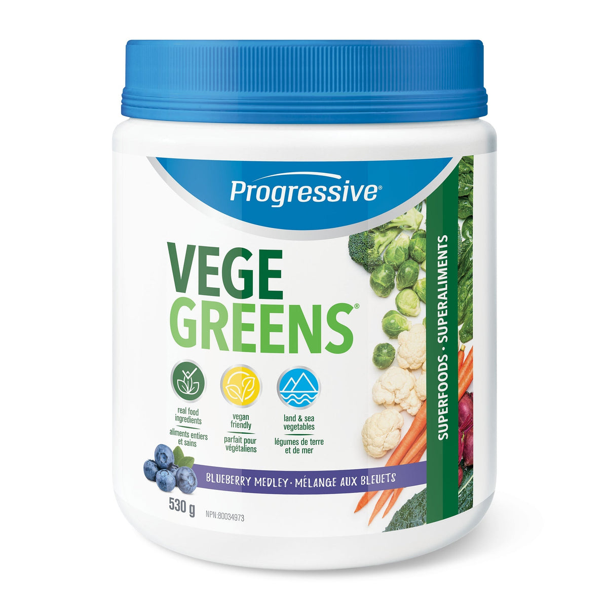 VegeGreens Blueberry Medley 530g