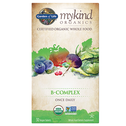 My Kind Organics Vegan B-Complex 30 tabs