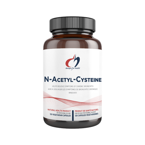 Designs for Health NAC N-Acetyl-Cysteine 900mg 120 vcaps