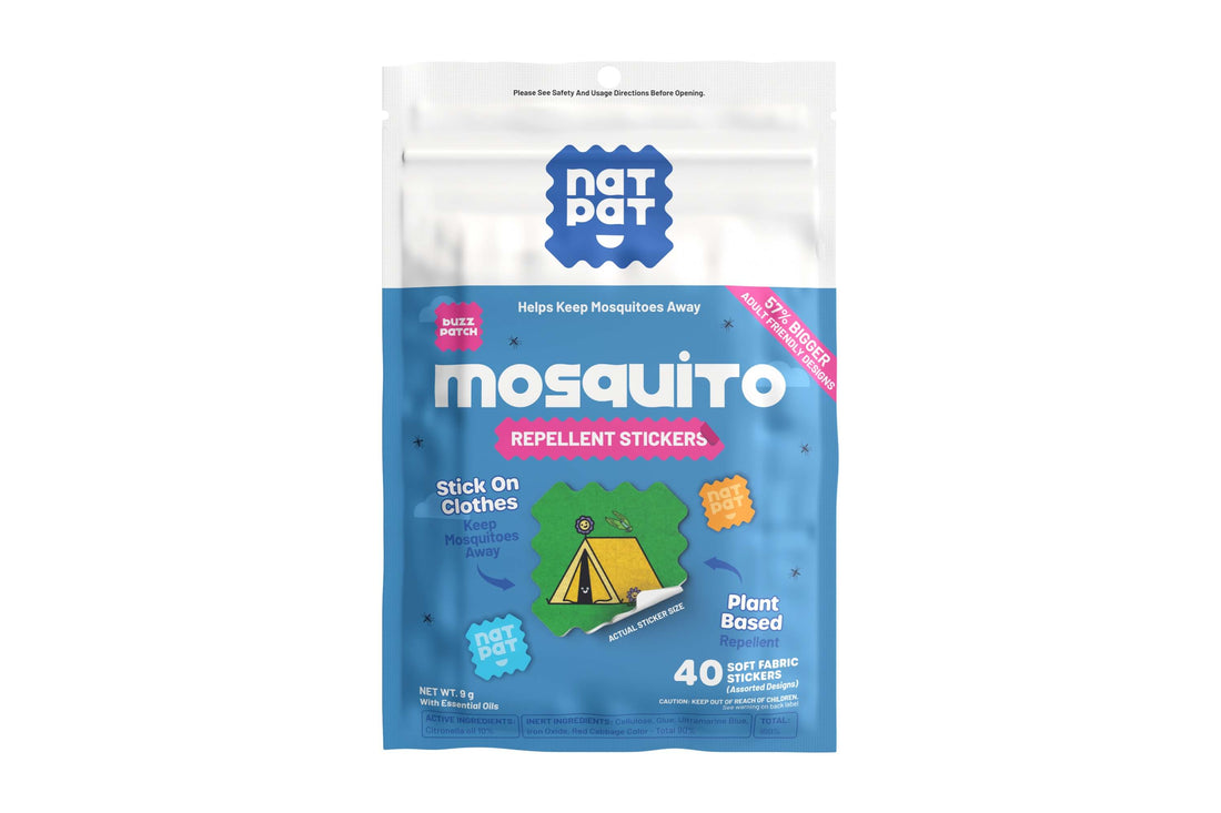 NAT PAT Adult Sized BuzzPatch 40 stickers – Wellness Market