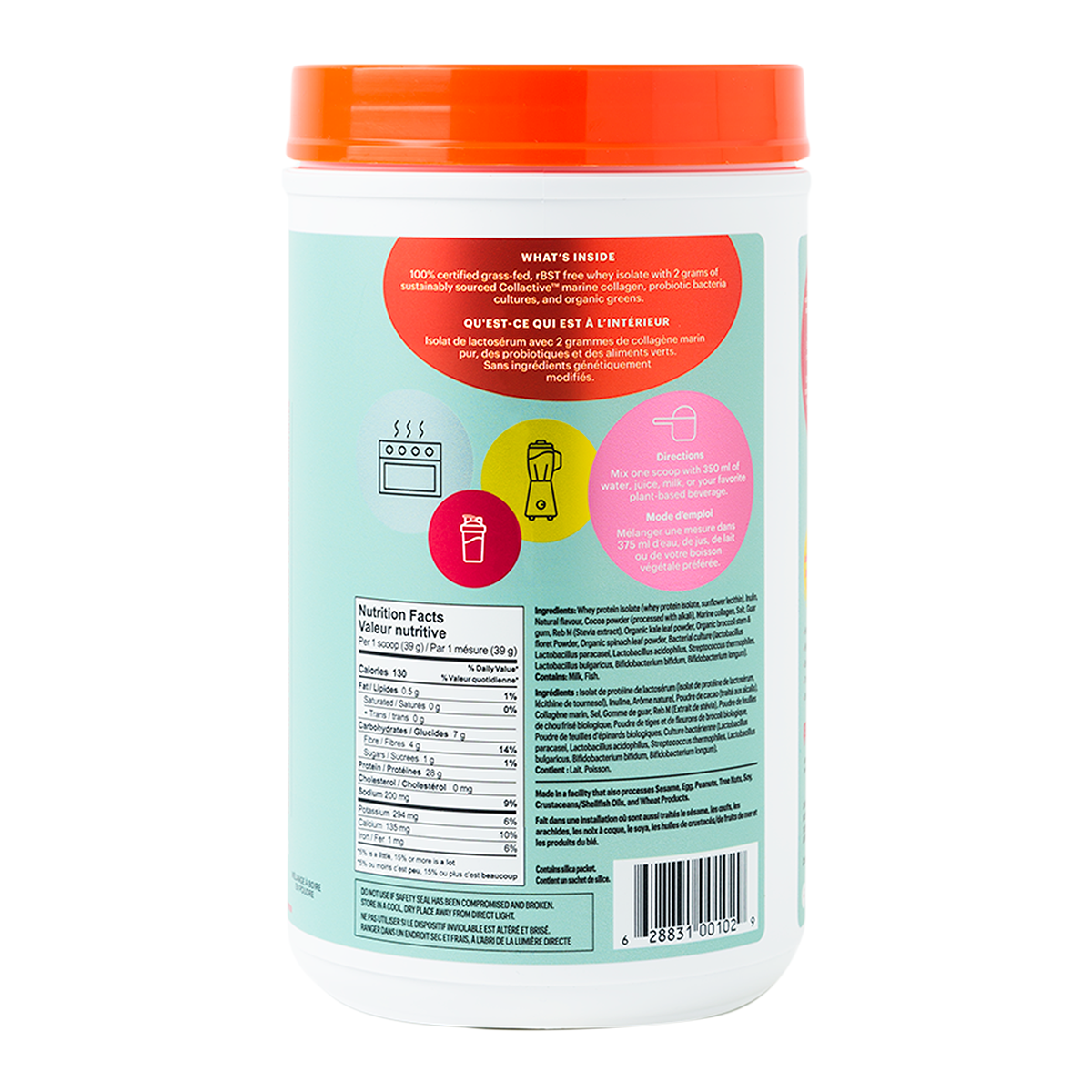 Natreve Vegan Protein Powder Fudge Brownie 720g – Wellness Market