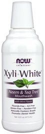NOW Xyliwhite Mouthwash Neem and Tea Tree 16oz