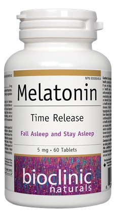 Bioclinic Naturals Melatonin Time Release 5mg