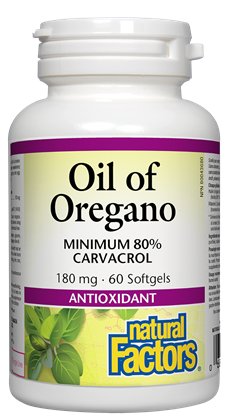 Oil of Oregano 180mg 60 softgels