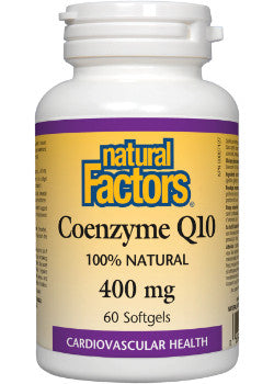 Natural Factors Coenzyme Q10 400mg 60 softgel