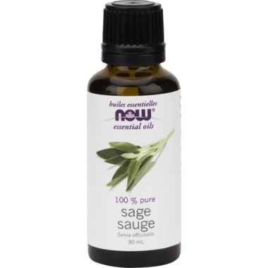 NOW Sage Essential Oil 100% Pure 30ml