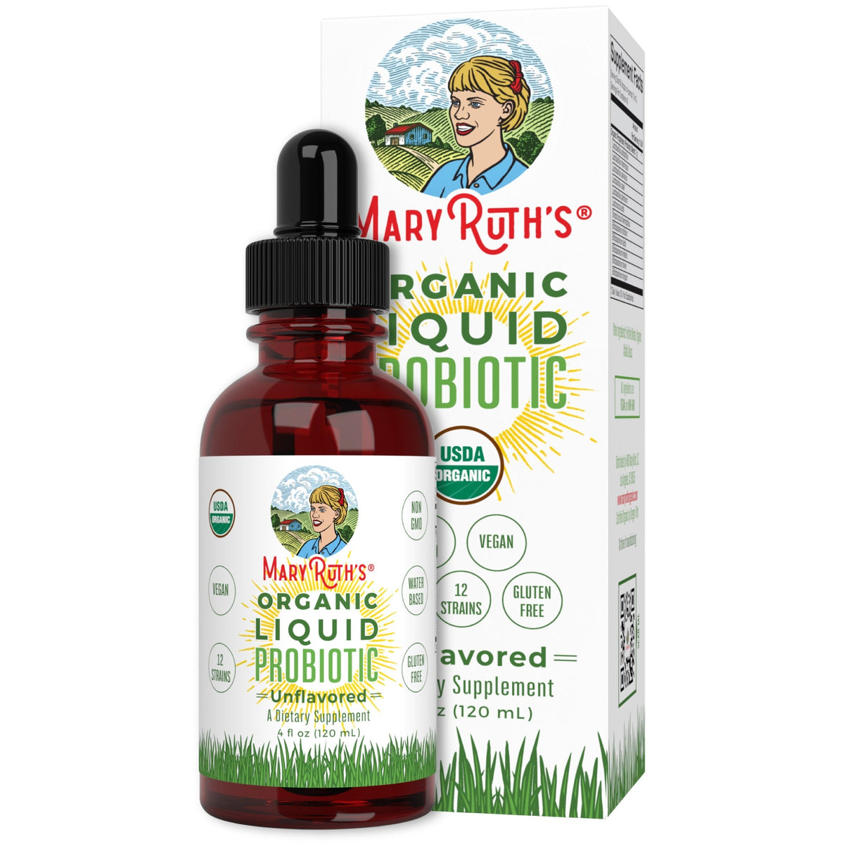 Merry Ruth Mary Ruth's Organic Liquid Probiotic 120ml Unflavoured – Wellness Market