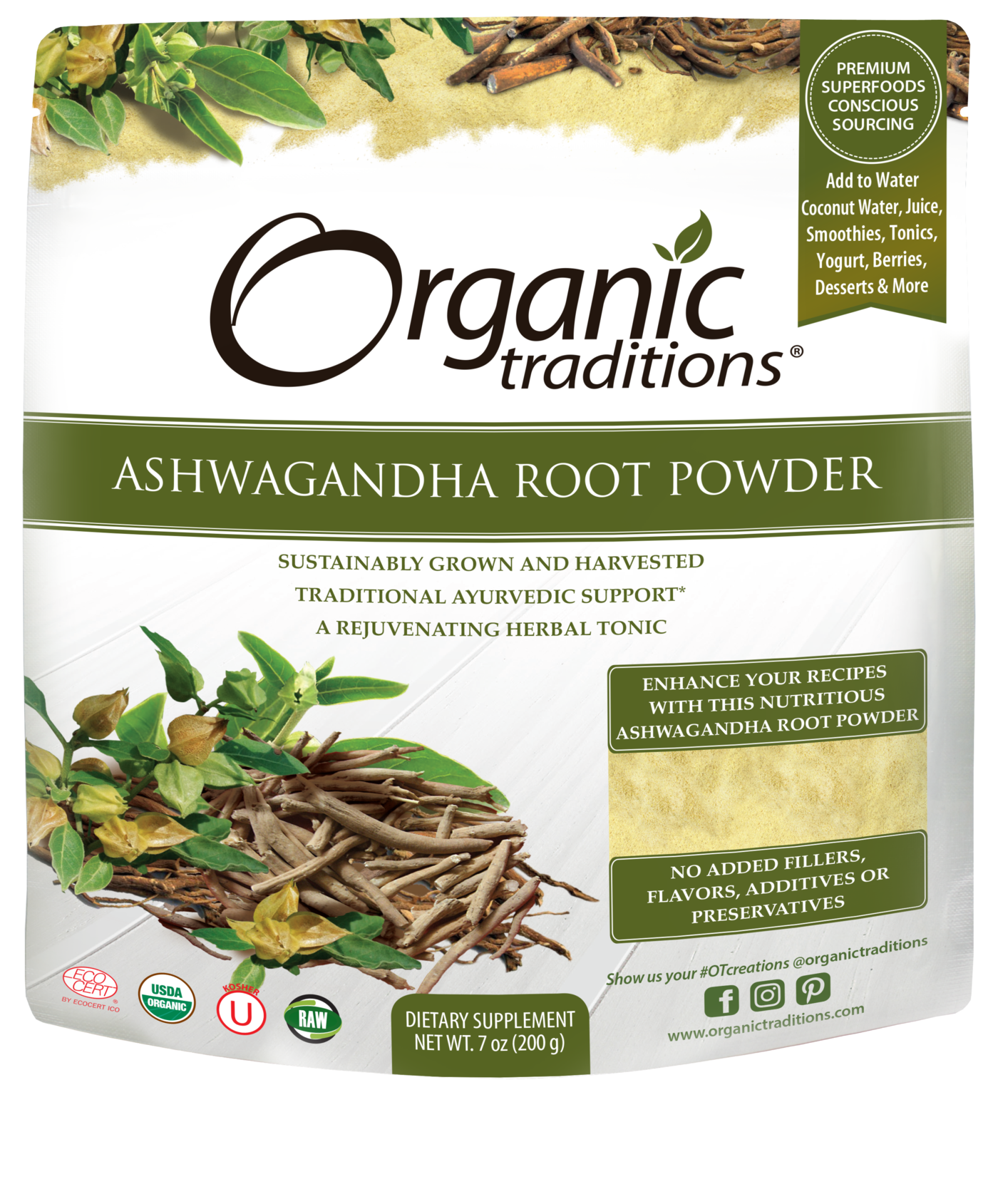 Ashwagandha Root Powder 200g