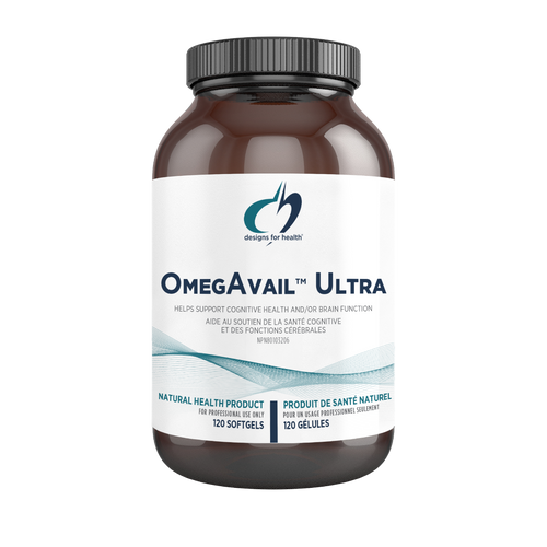 Designs for Health - OmegAvail Ultra 120 Softgels