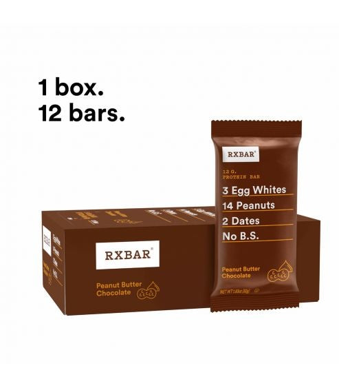 Rx Protein Bar Peanut Butter Box of 12