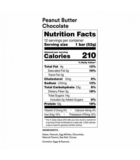 Rx Protein Bar Peanut Butter Box of 12