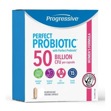 Progressive Women&#39;s Perfect Probiotic 50 Billion CFU 15caps