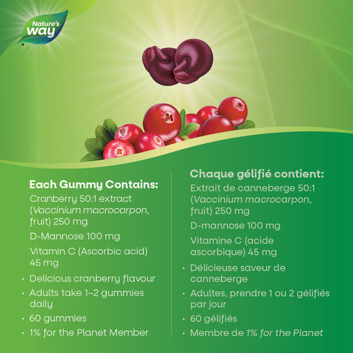 Nature's Way CranRX Gummy 60 Gummies