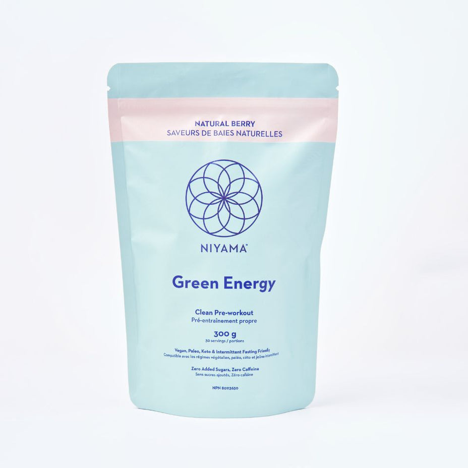 Niyama Green Energy Pre-workout Natural Berry 300g