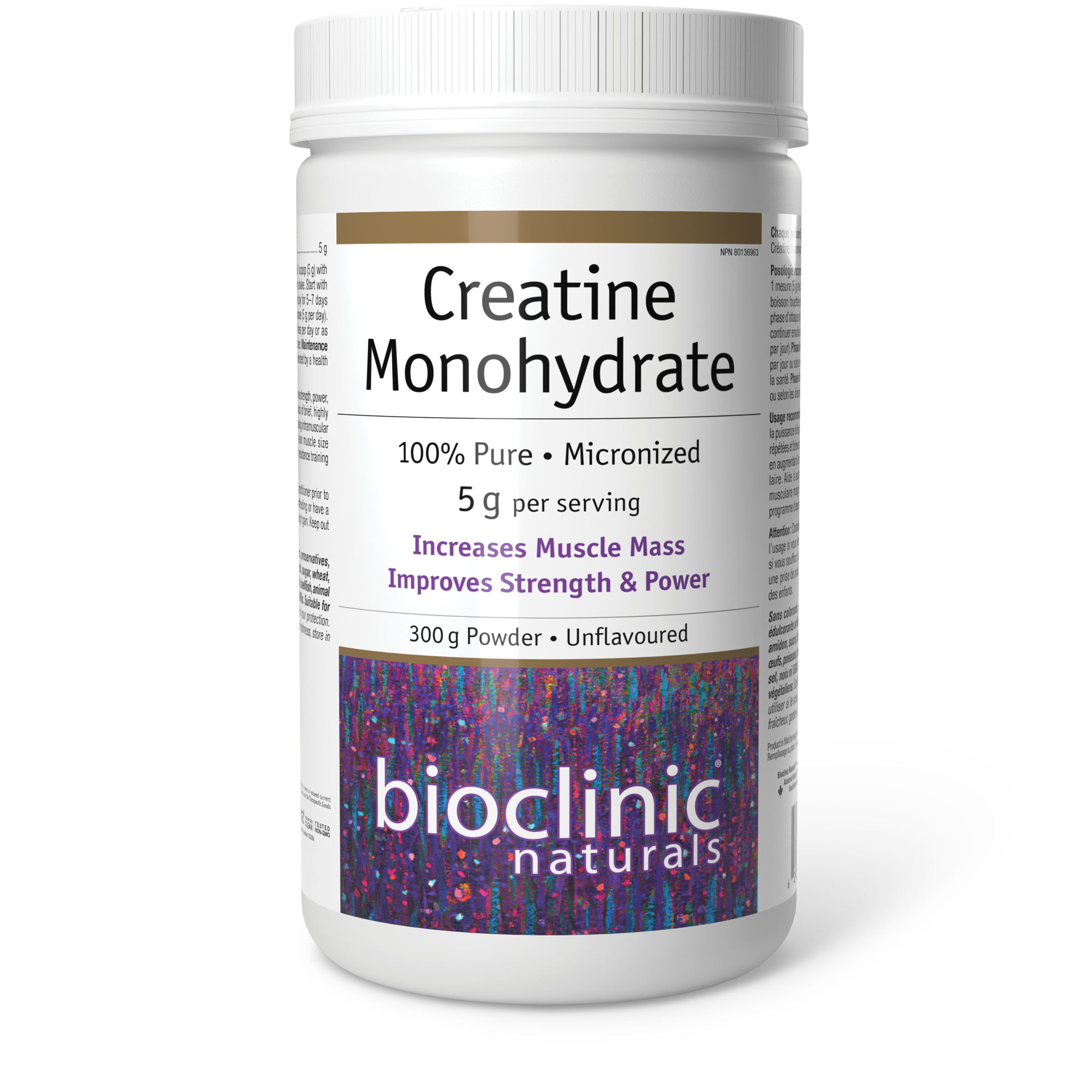 Bioclinic Naturals Creatine Monohydrate 300g