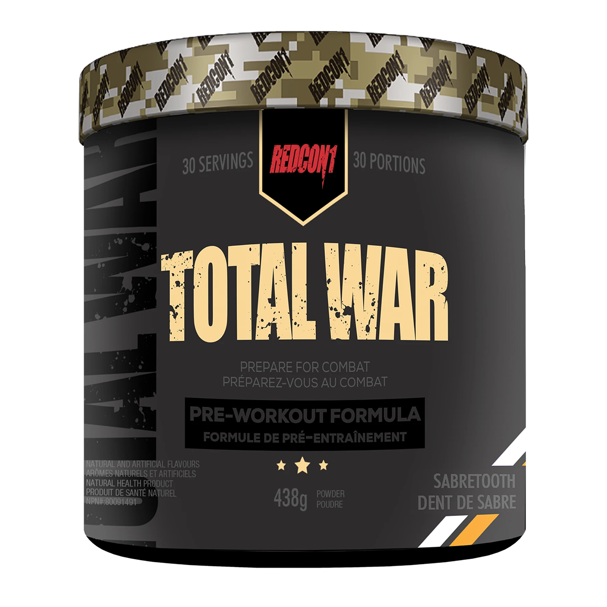 Redcon1 Total War Pre-Workout Sabretooth 438g