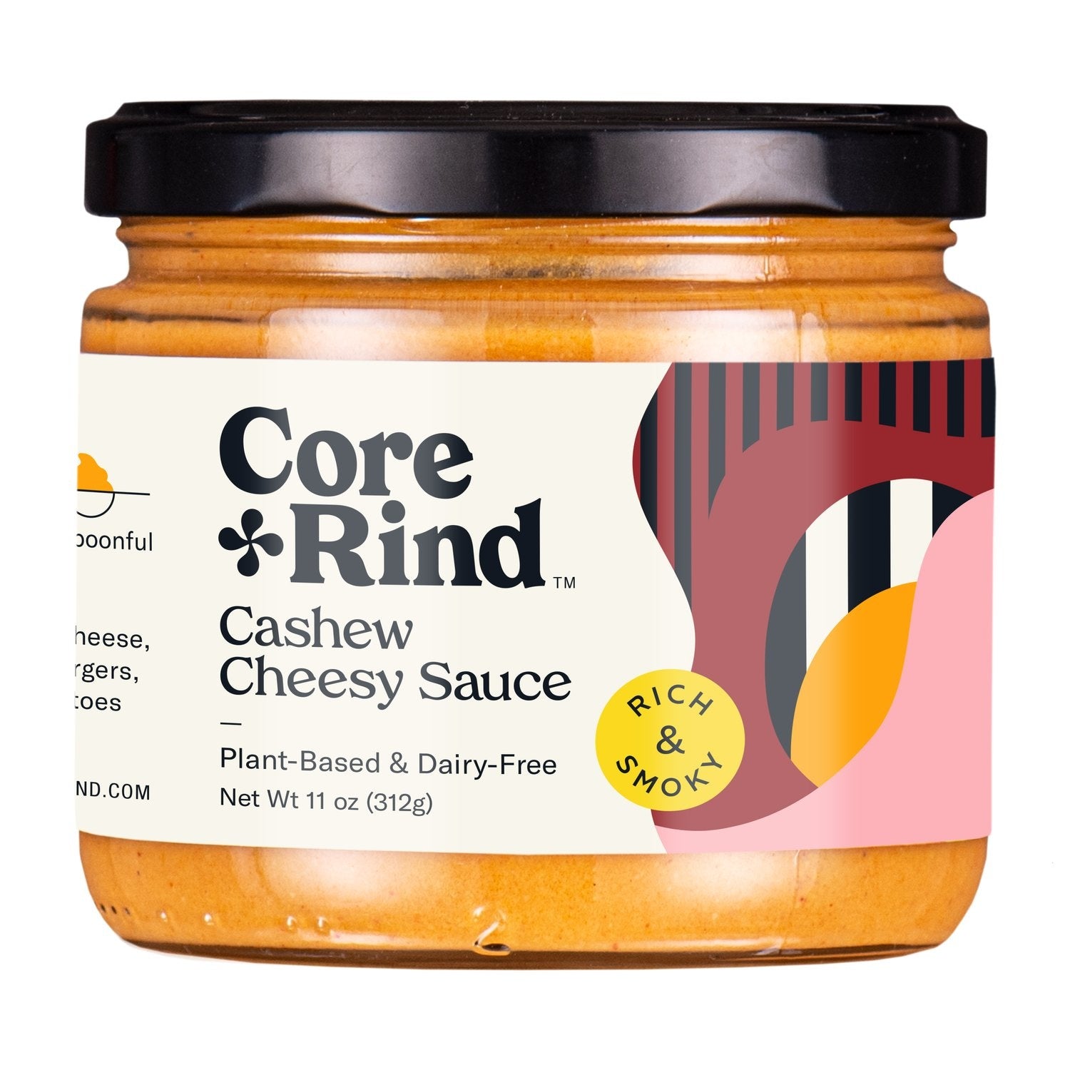 Core + Rind - Rich &amp; Smokey Cashew Cheesy Sauce 312g