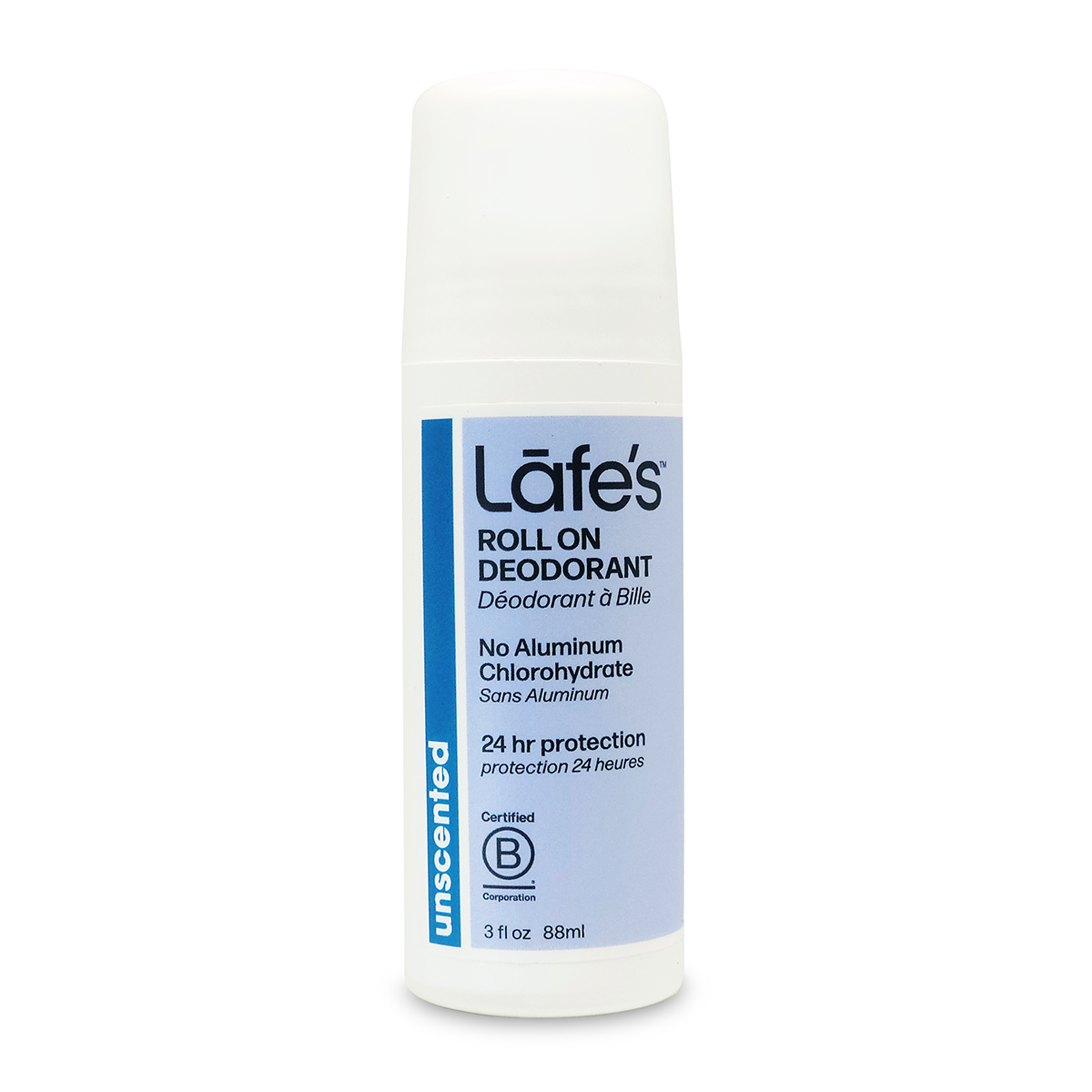 Lafe's Roll On Deodorant - Unscented 3 fl oz