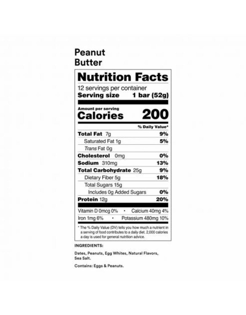 Rx Protein Bar Peanut Butter single