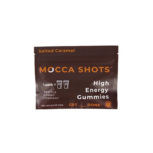 Mocca Shots Energy Gummies - Salted Caramel Chocolate