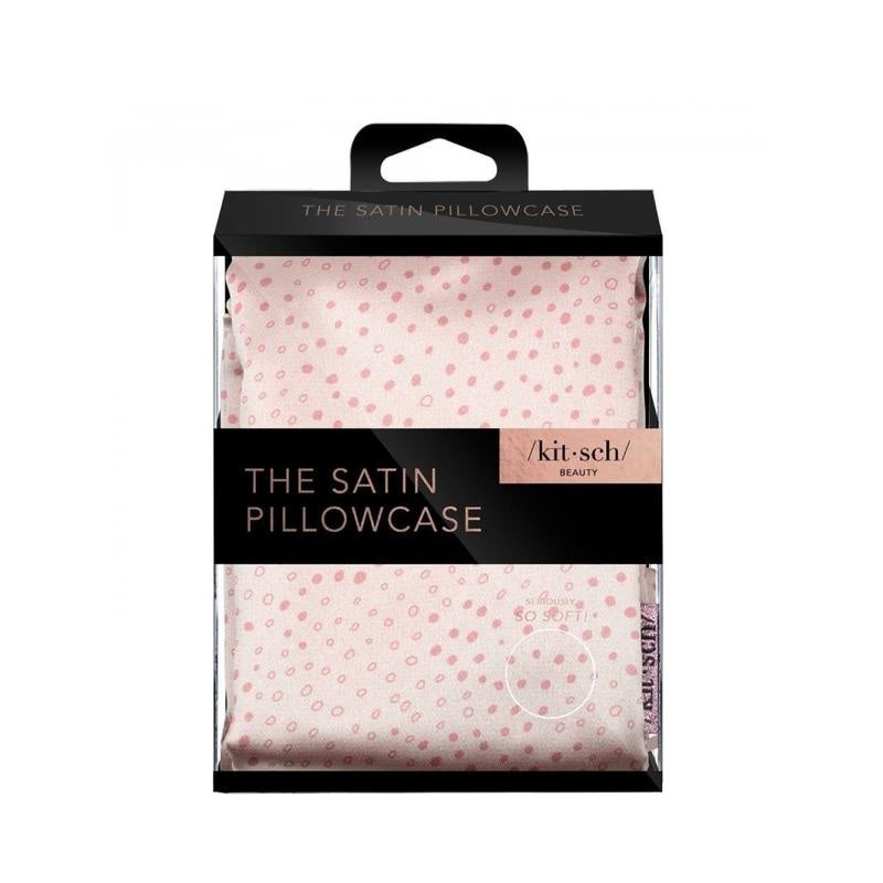 The Satin Pillowcase Standard Blush Micro Dot