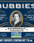 Bubbies Sauerkraut 750mL