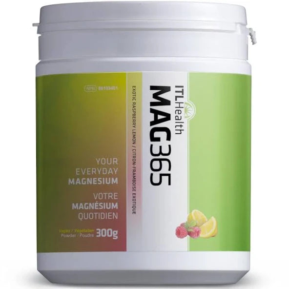 ITL Health Mag365 Magnesium Citrate Raspberry Lemon 300g