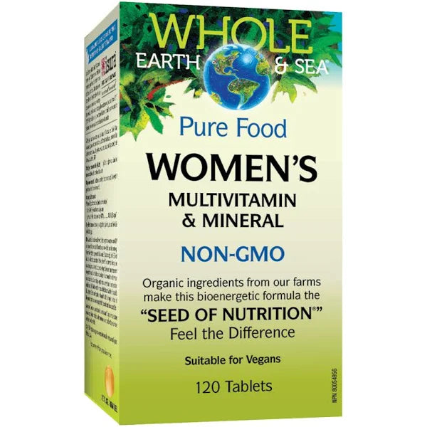 Whole Earth and Sea Women's Multivitamin and Mineral 120 tabs