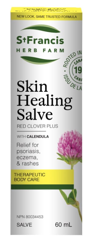 St Francis Skin Healing Salve - Red Clover Plus 60ml