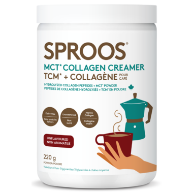 Sproos MCT Collagen Creamer Unflavoured 220g