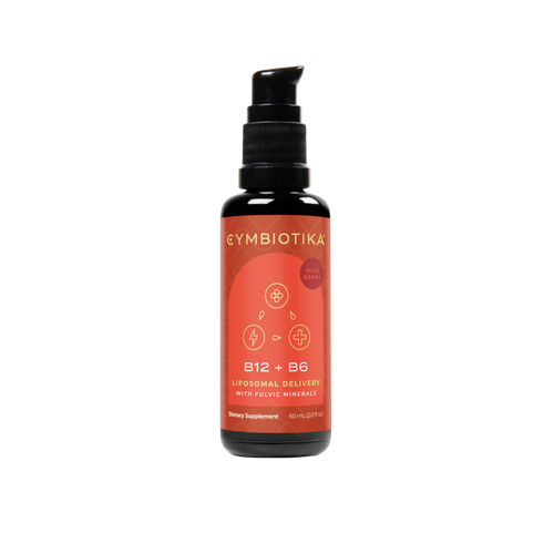 Cymbiotika B12+B6 Liposomal with Fulvic Minerals- Wild Berry 60ml
